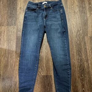 Lane Bryant Dark Blue Skinny Jeans